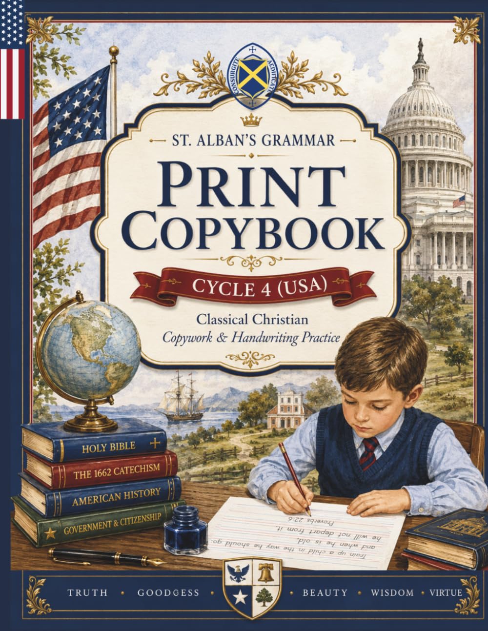 Cycle 4 Print Copybook &mdash; American World